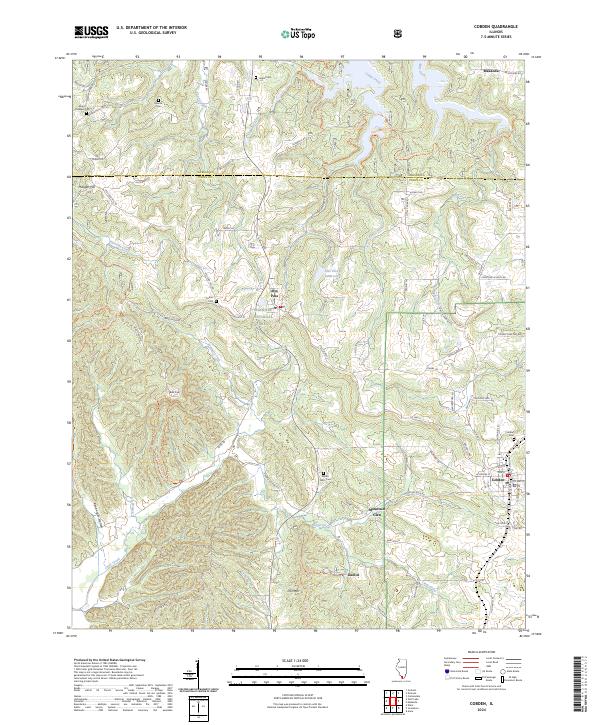 Cobden, IL — USGS 7.5-minute topo (2024)
