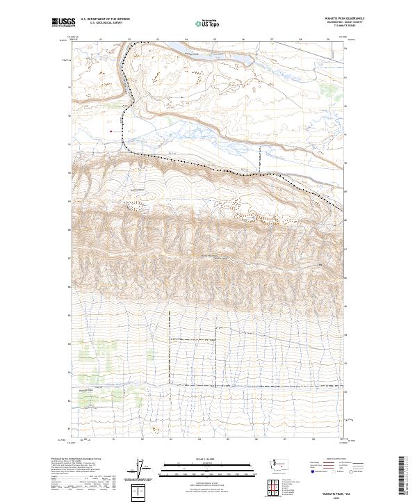 Wahatis Peak, WA — USGS 7.5-minute topo (2023)
