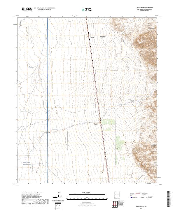 Tularosa NE, NM — USGS 7.5-minute topo (2023)