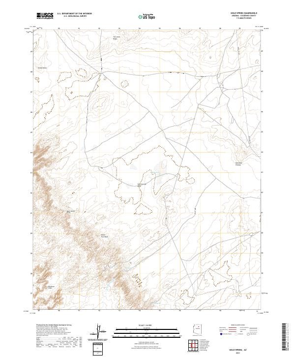 Gold Spring, AZ — USGS 7.5-minute topo (2021)