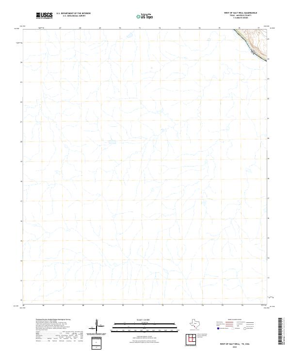 West of Salt Well, TX,COA, US — USGS 7.5-minute topo (2022)