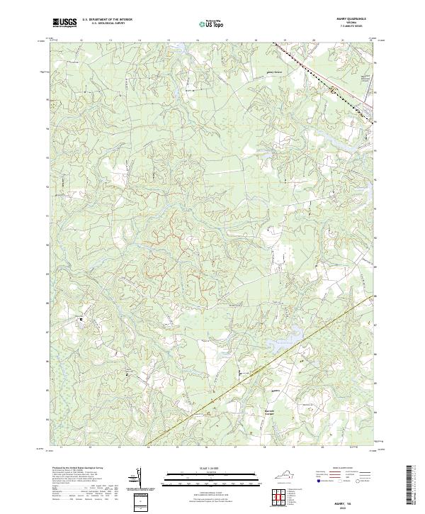 Manry, VA — USGS 7.5-minute topo (2022)