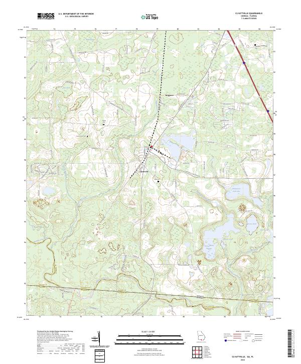 Clyattville, GA-FL — USGS 7.5-minute topo (2024)