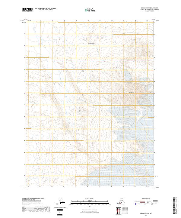 Unimak C-3 SE, AK — USGS 7.5-minute topo (2021)