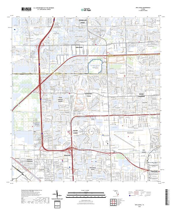 Opa-locka, FL — USGS 7.5-minute topo (2024)