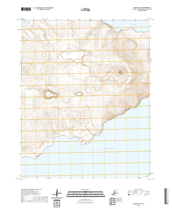Seguam D-2 SE, AK — USGS 7.5-minute topo (2021)