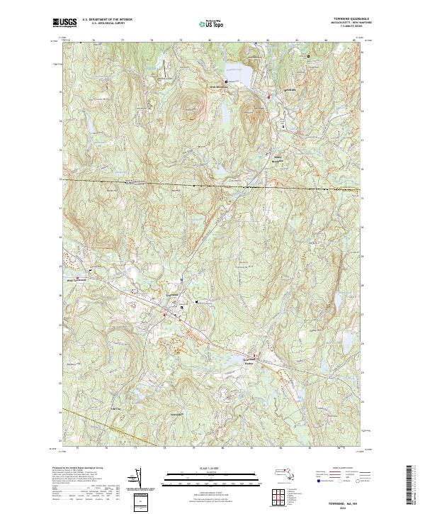 Townsend, MA-NH — USGS 7.5-minute topo (2024)