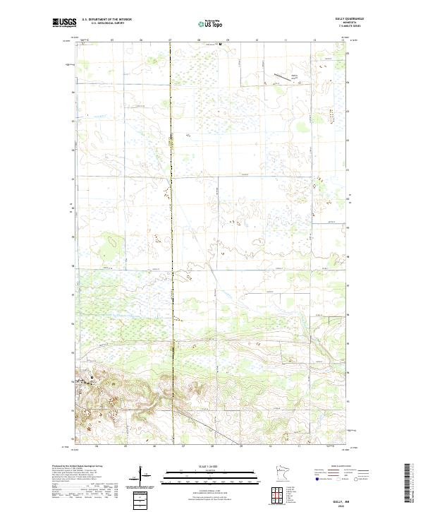 Gully, MN — USGS 7.5-minute topo (2022)