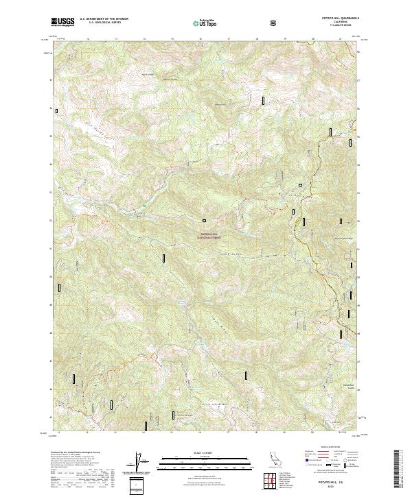 Potato Hill, CA — USGS 7.5-minute topo (2022)