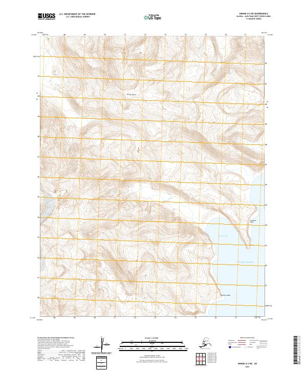 Umnak A-2 NE, AK — USGS 7.5-minute topo (2021)