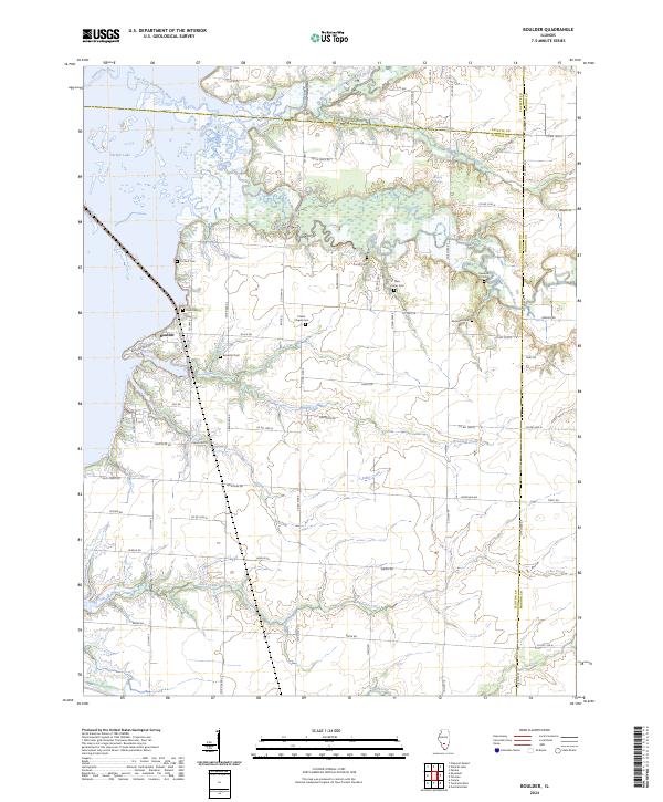 Boulder, IL — USGS 7.5-minute topo (2024)