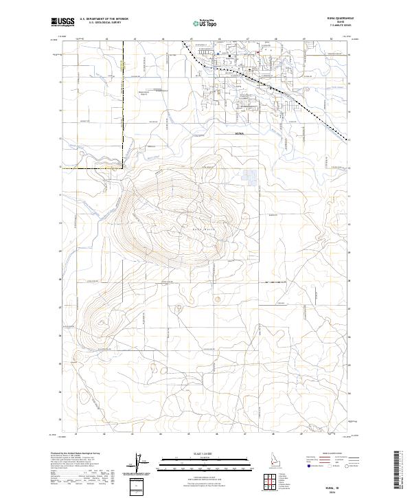 Kuna, ID — USGS 7.5-minute topo (2024)