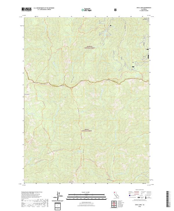 Cecil Lake, CA — USGS 7.5-minute topo (2022)