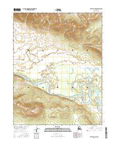 Bettles C-6 NW, AK — USGS 7.5-minute topo (2016)