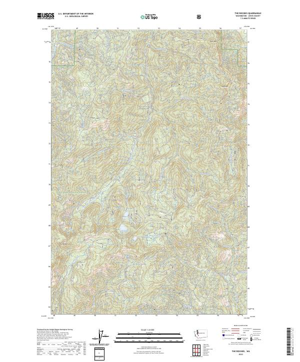 The Rockies, WA — USGS 7.5-minute topo (2023)