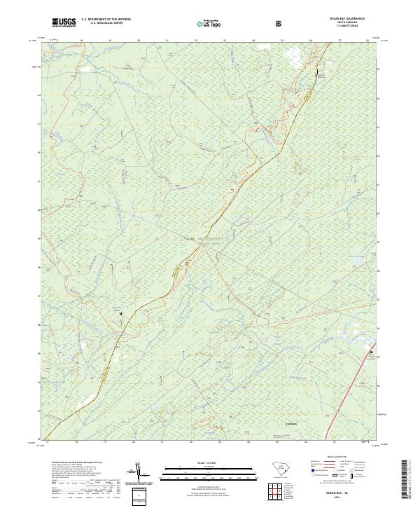 Ocean Bay, SC — USGS 7.5-minute topo (2024)