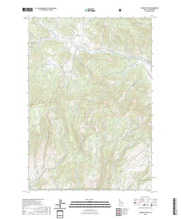 Lookout Point, ID — USGS 7.5-minute topo (2023)