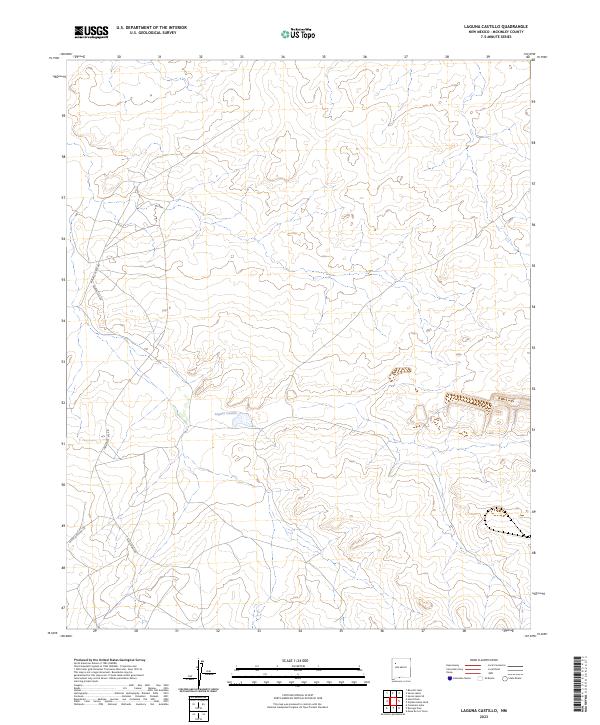 Laguna Castillo, NM — USGS 7.5-minute topo (2023)