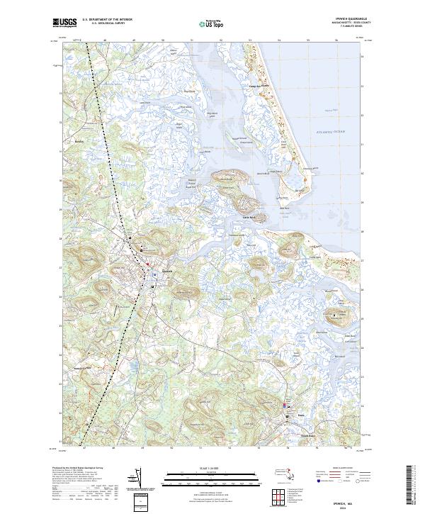 Ipswich, MA — USGS 7.5-minute topo (2024)