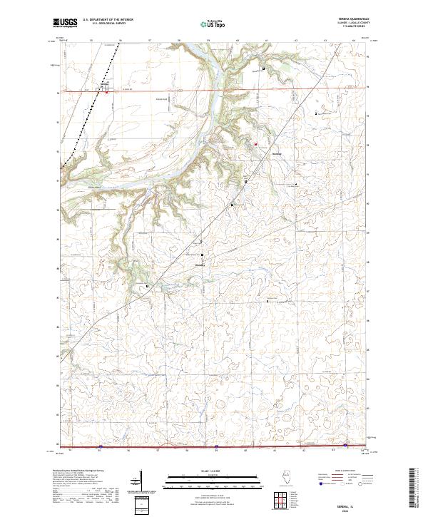 Serena, IL — USGS 7.5-minute topo (2024)