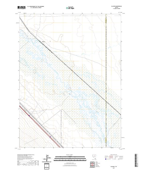 Ellison, NV — USGS 7.5-minute topo (2021)