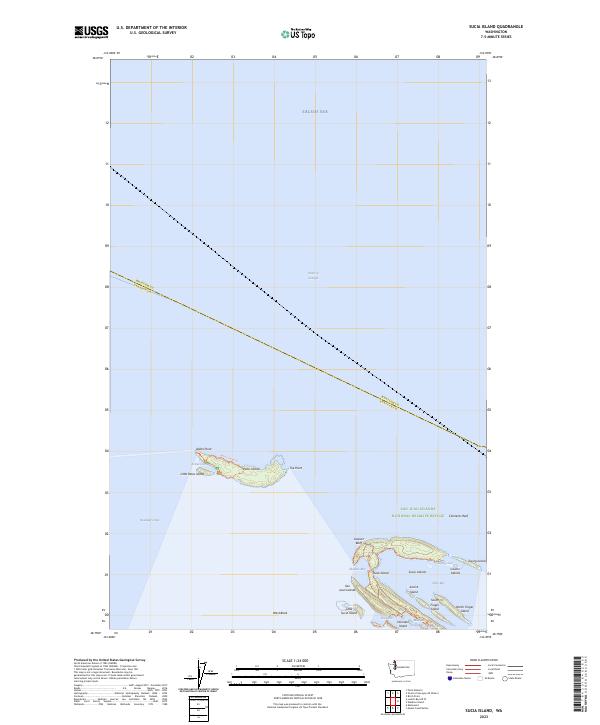 Sucia Island, WA — USGS 7.5-minute topo (2023)
