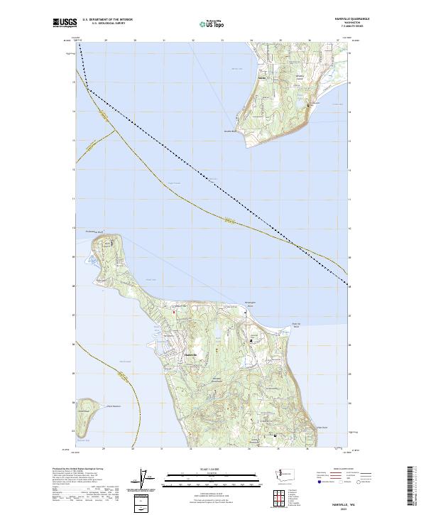 Hansville, WA — USGS 7.5-minute topo (2023)