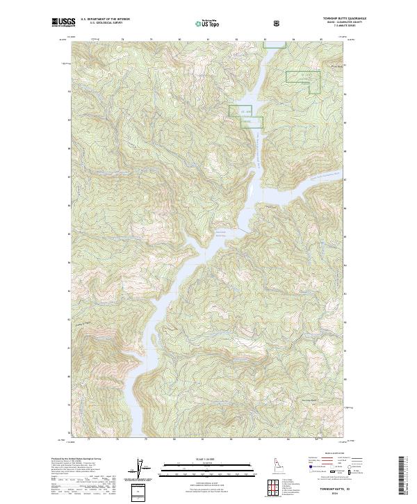 Township Butte, ID — USGS 7.5-minute topo (2024)