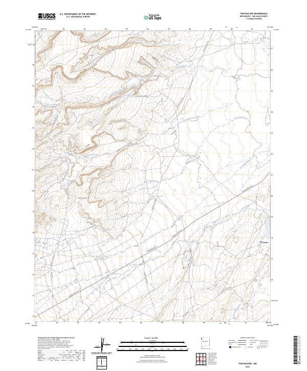 Tsin-nas-kid, NM — USGS 7.5-minute topo (2023)