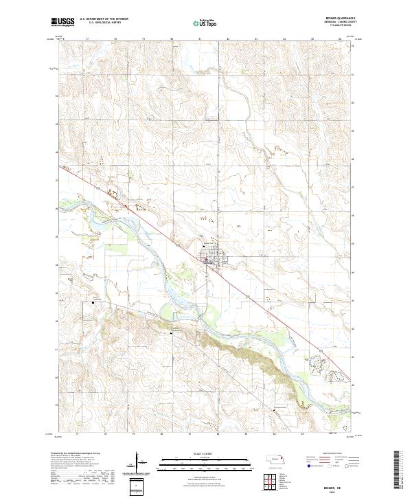 Beemer, NE — USGS 7.5-minute topo (2021)
