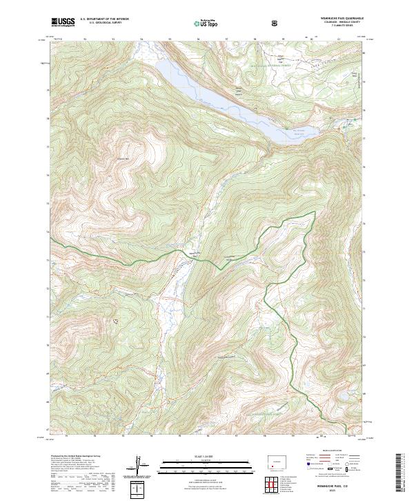 Weminuche Pass, CO — USGS 7.5-minute topo (2023)