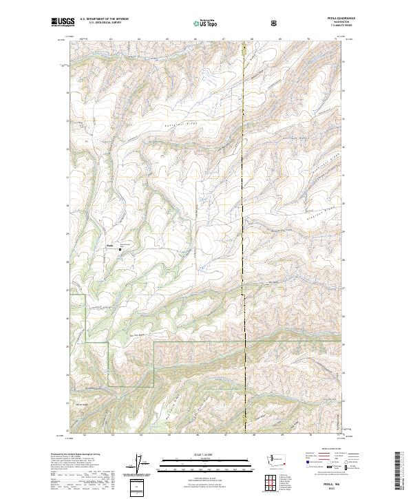 Peola, WA — USGS 7.5-minute topo (2023)