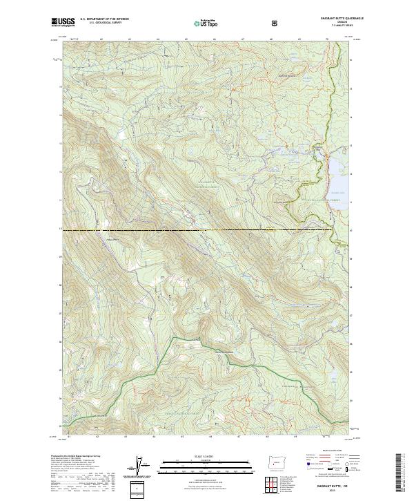 Emigrant Butte, OR — USGS 7.5-minute topo (2023)