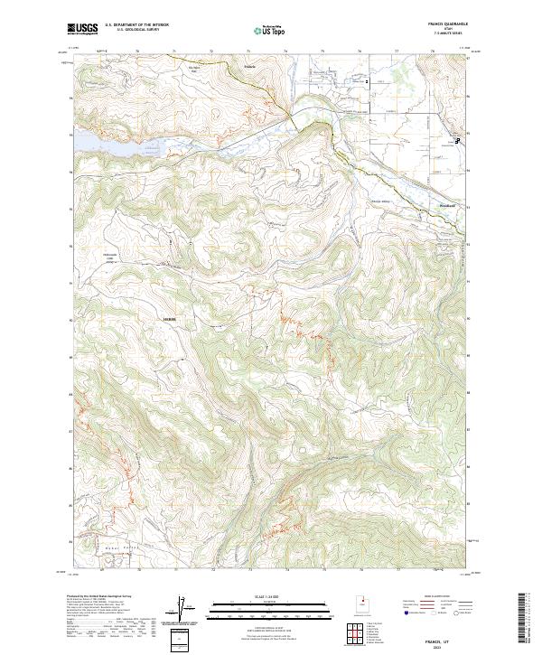 Francis, UT — USGS 7.5-minute topo (2023)