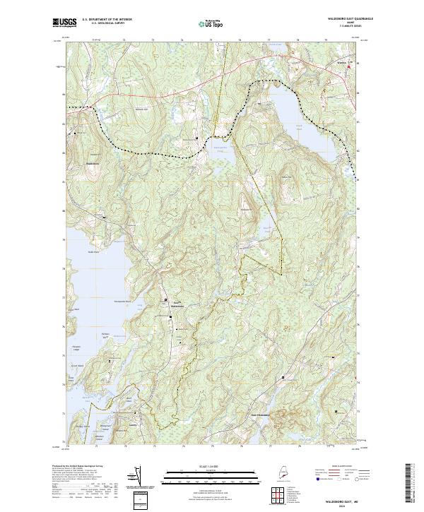 Waldoboro East, ME — USGS 7.5-minute topo (2024)