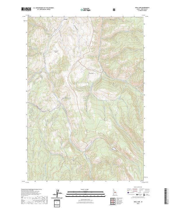 Opal Lake, ID — USGS 7.5-minute topo (2024)