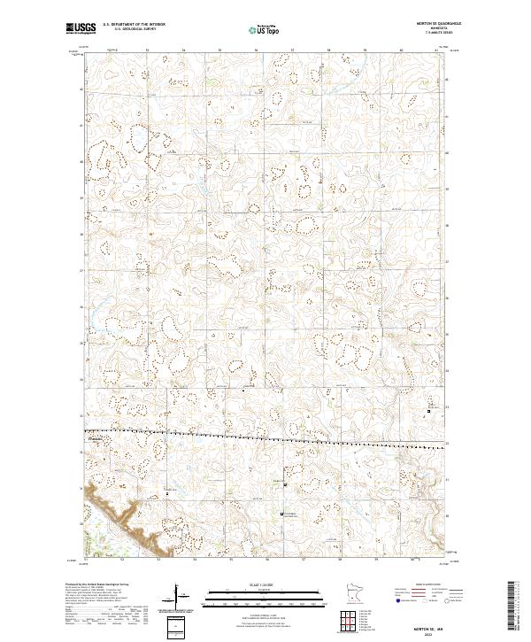 Morton SE, MN — USGS 7.5-minute topo (2022)