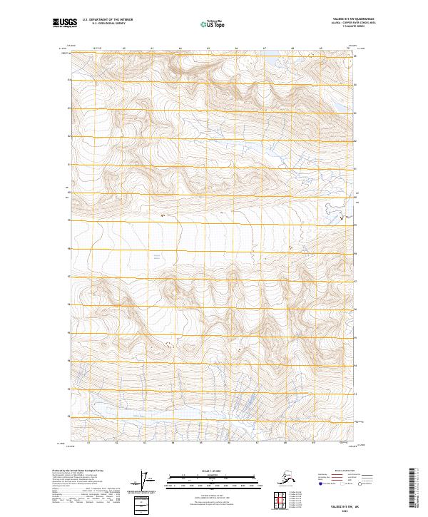 Valdez B-5 SW, AK — USGS 7.5-minute topo (2023)