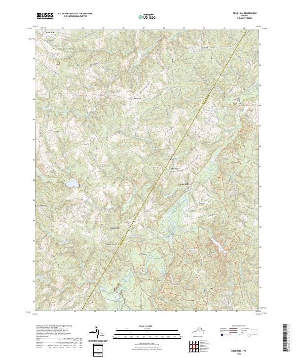 Gold Hill, VA — USGS 7.5-minute topo (2022)