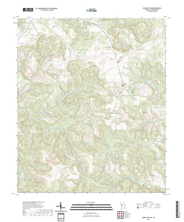 Buena Vista NE, GA — USGS 7.5-minute topo (2024)