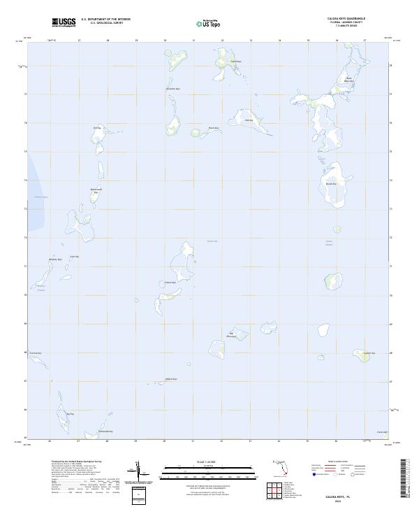 Calusa Keys, FL — USGS 7.5-minute topo (2024)