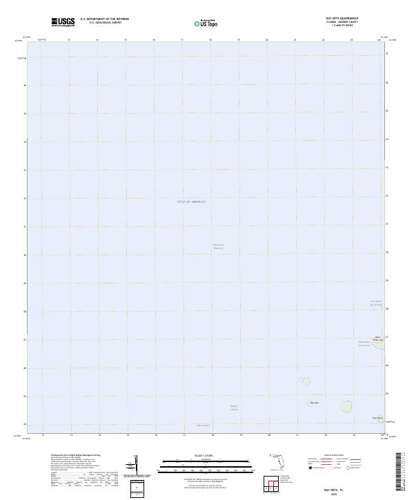 Bay Keys, FL — USGS 7.5-minute topo (2025)