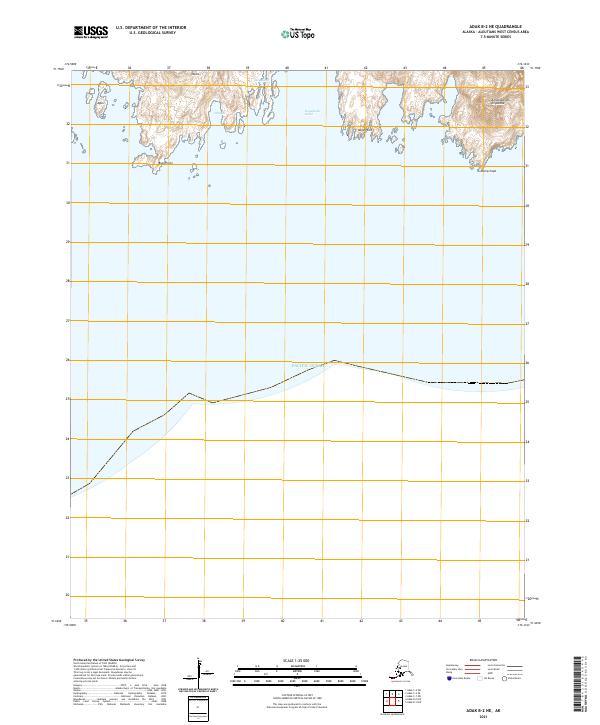 Adak B-2 NE, AK — USGS 7.5-minute topo (2021)