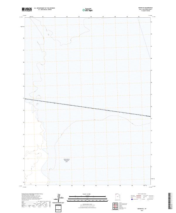 Bovine SE, UT — USGS 7.5-minute topo (2023)