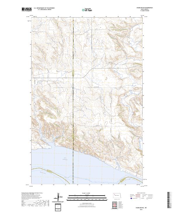 Charlson NE, ND — USGS 7.5-minute topo (2024)