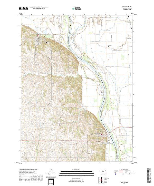 Peru, NE-MO — USGS 7.5-minute topo (2021)
