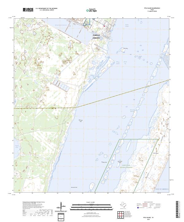 Pita Island, TX — USGS 7.5-minute topo (2025)