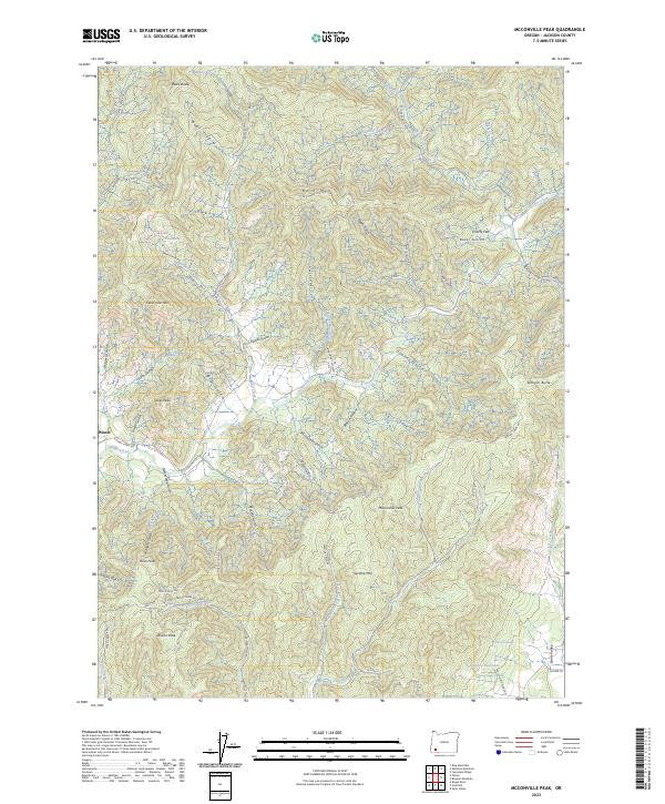 McConville Peak, OR — USGS 7.5-minute topo (2023)