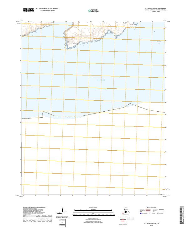 Rat Islands A-2 SW, AK — USGS 7.5-minute topo (2021)