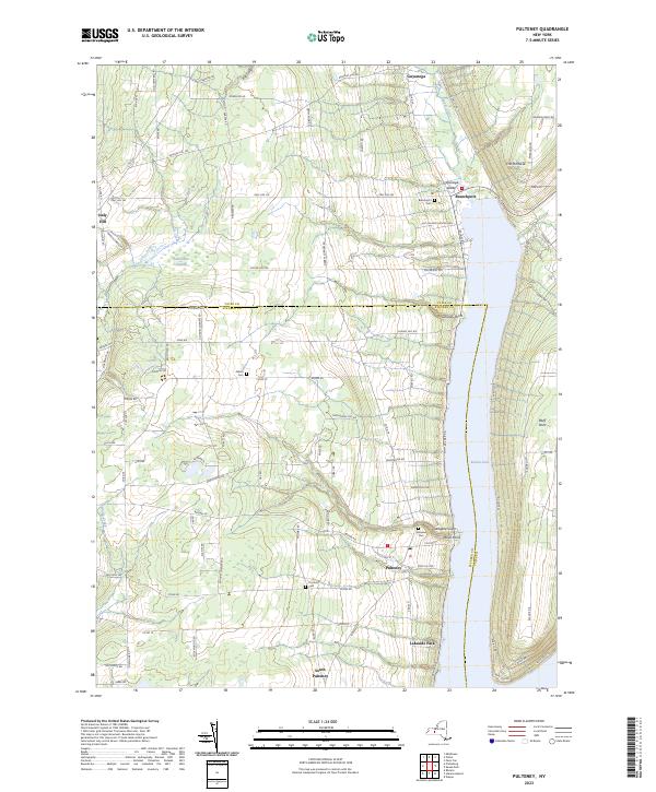 Pulteney, NY — USGS 7.5-minute topo (2023)